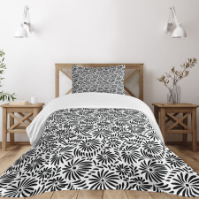 Simple Flower Bedspread Set