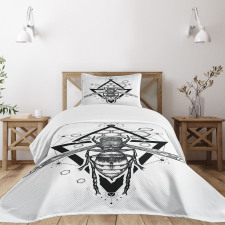 Beehive Pattern Bug Bedspread Set