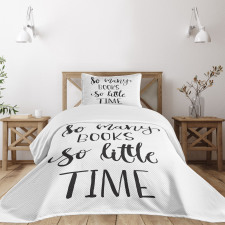 Inspirational Modern Words Bedspread Set