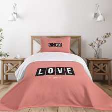 Adoration Clock Design Bedspread Set