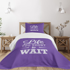 Carpe Diem Style Bedspread Set