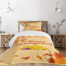 Fall Celebration Bedspread Set