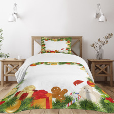 Garland Bear Tree Bedspread Set