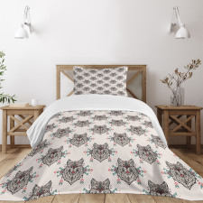 Wolf Pattern Bedspread Set