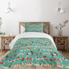 Abstract Dress Bedspread Set