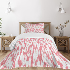 Watercolor Paint Smear Bedspread Set