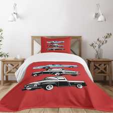 Inner City Transportation Bedspread Set