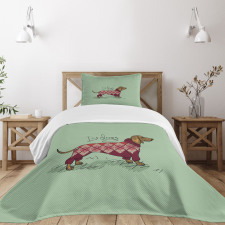 Animal in Clothes Bedspread Set