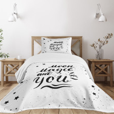 Moon Magic and You Bedspread Set