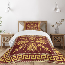 Labyrinth and Flower Bedspread Set