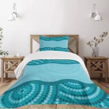 Tribal Dotted Pattern Bedspread Set