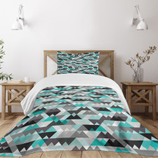 Zig Zag Mosaic Bedspread Set