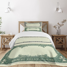 Dollar Buck Bedspread Set