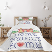 Shape Stitch Bedspread Set