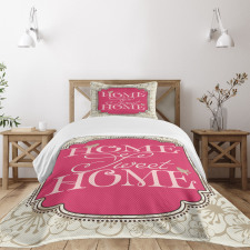 Frame with Flowers Bedspread Set