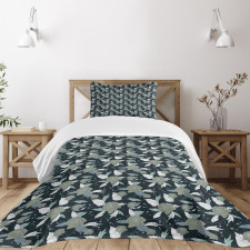 Retro Peonies Bedspread Set