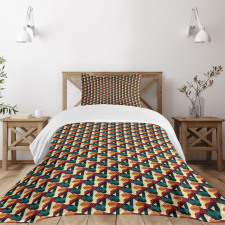 Polygonal Vivid Mesh Bedspread Set