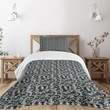 Pixel Art Illustration Bedspread Set