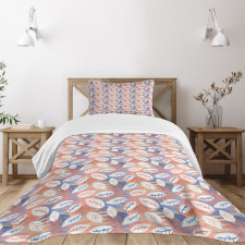 Pastel Grunge Brush Bedspread Set