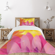 Colorful Flora Bedspread Set