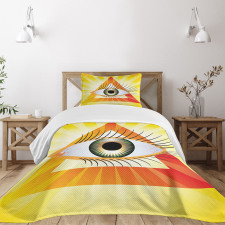 Powerful Sight Triangle Bedspread Set