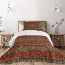 Primitive Floral Bedspread Set