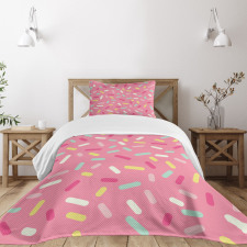 Donut Sprinkles Bedspread Set