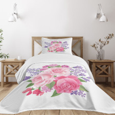 Bridal Bouquet Bedspread Set