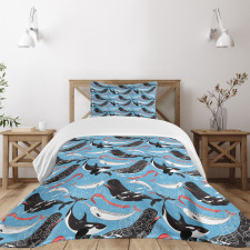 Arctic Ocean Fauna Bedspread Set