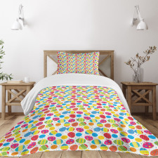 Baby Chicken Daisies Bedspread Set