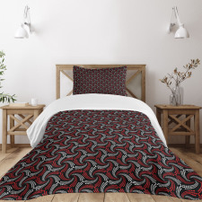 Curvy and Dotted Bedspread Set