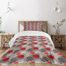 Blossoming Peony Bedspread Set