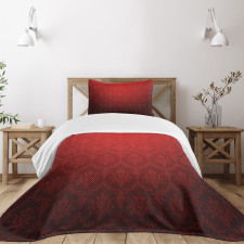 Vintage Floral Style Ombre Bedspread Set