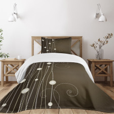 Dotted Lines Vintage Bedspread Set