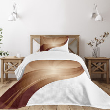 Spiraling Stripe Bedspread Set