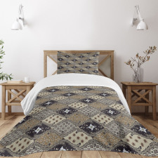 Old Fashioned Batik Pattern Bedspread Set