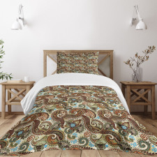 Persian Teardrop Motif Bedspread Set