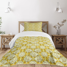Striped Fishes Bedspread Set