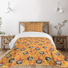 Happy Autumn Forest Bedspread Set