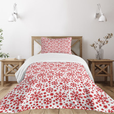 Star and Dot Pattern Bedspread Set