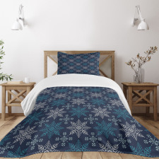 Winter Holiday Theme Bedspread Set