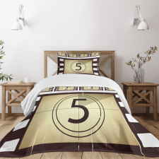 Scratched Frames Bedspread Set