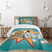 Retro Popcorn Bedspread Set