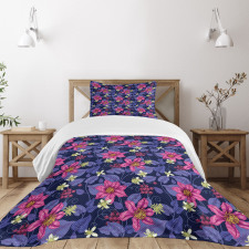 Tropicana Orchids Hawaii Bedspread Set