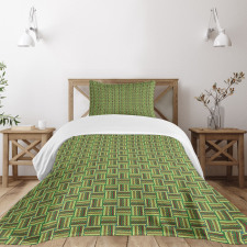 Stripe Motifs Bedspread Set