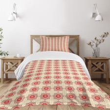 Blooming Mandala Flowers Bedspread Set