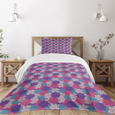 Tribal Flowers Bedspread Set