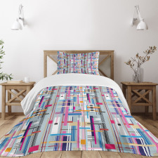 Colorful Modern Art Bedspread Set