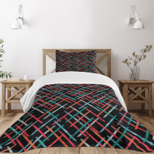 Watercolor Paintbrush Bedspread Set