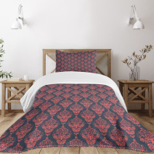 Shabby Damask Rococo Bedspread Set